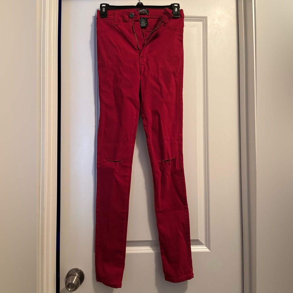 Maroon Swank A Posh Pants